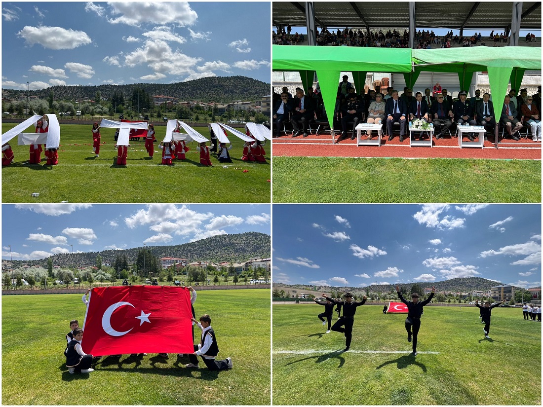 İLÇEMİZDE 19 MAYIS ATATÜRK’Ü ANMA, GENÇLİK ve SPOR BAYRAMI KAMPSAMINDA “KUTLAMA TÖRENİ” GERÇEKLEŞTİRİLDİ.